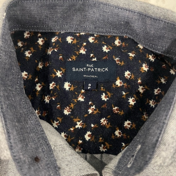 Mens Polycotton Button Down Shirt - Picture 2 of 3